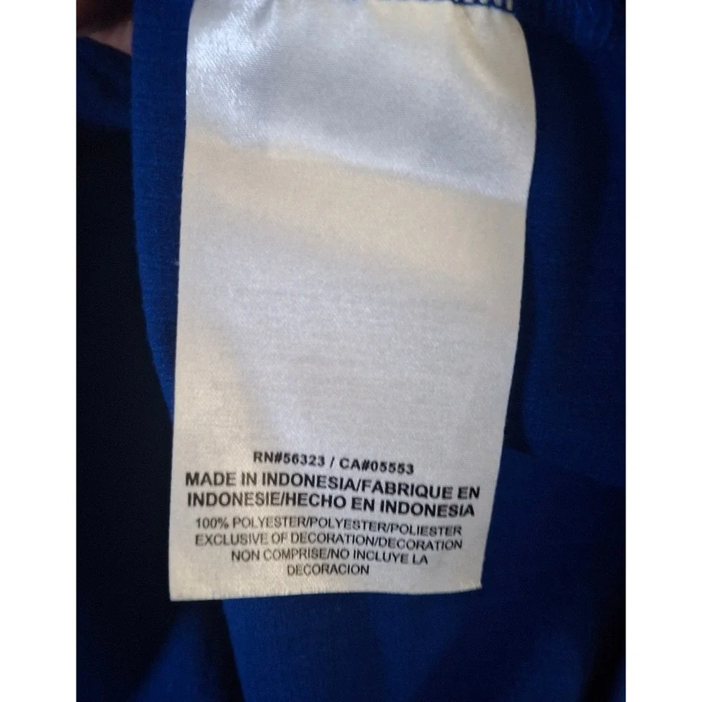 Nike On Field New York Giants 1/4 Zip Pullover Mens XL Blue Dri-FIT 537596-495